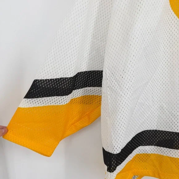 Vintage CCM Pittsburgh Penguins Mesh Penguin Hockey Jersey Mens XL White 90s USA